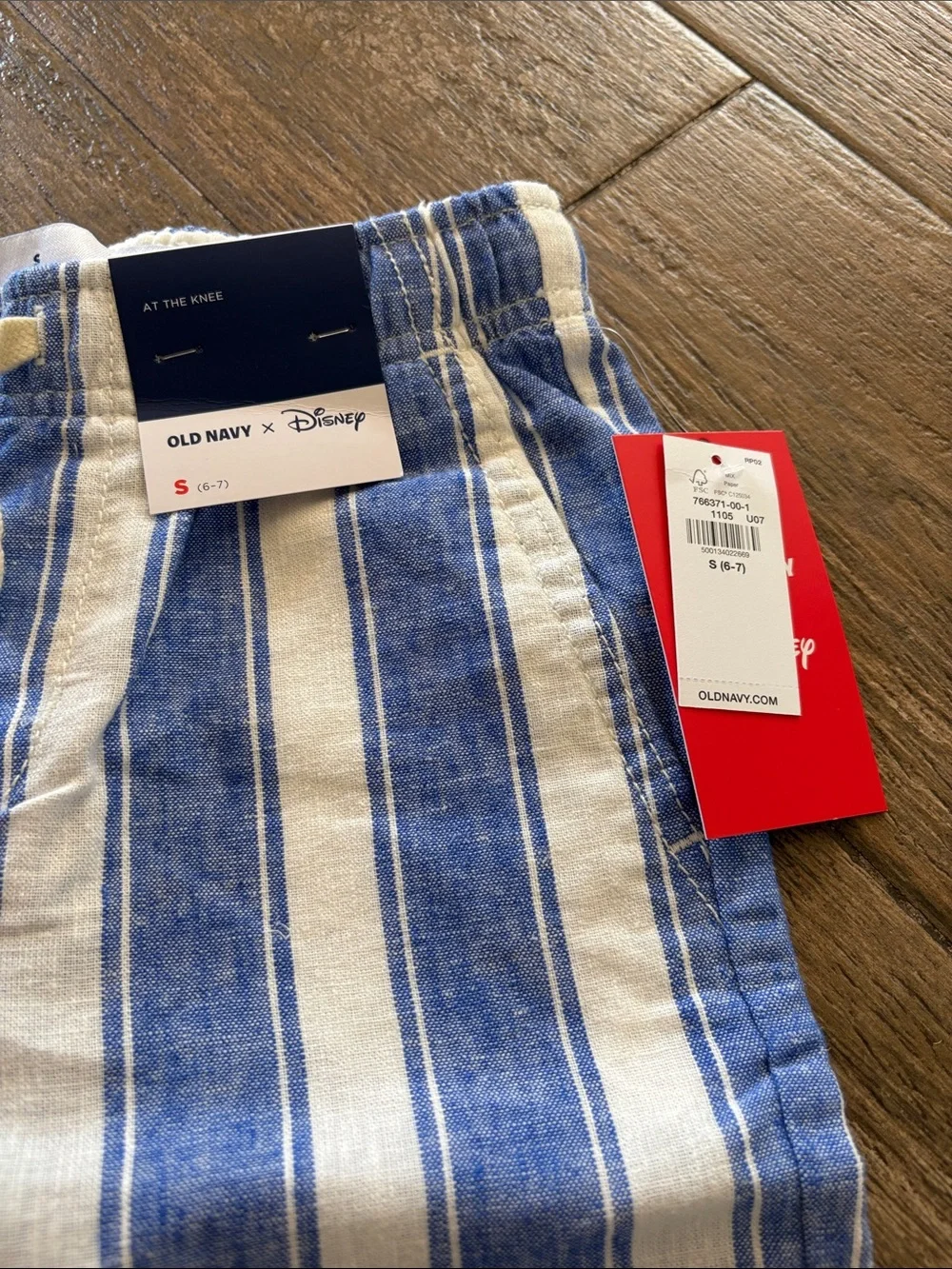 NWT Old Navy x Disney Blue & White Striped Boys' Shorts